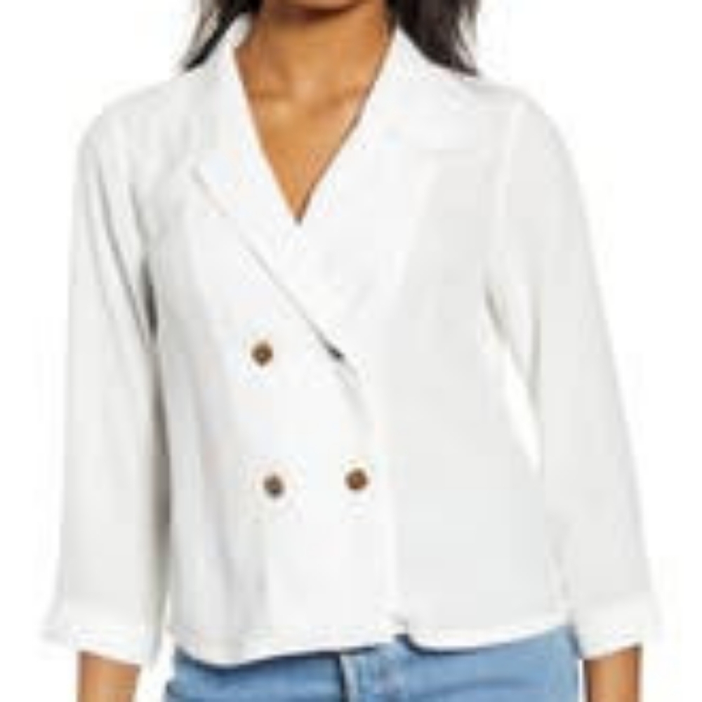 Codexmode Nordstrom double breasted blouse